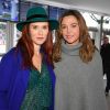 Audrey Fleurot, Sandrine Quétier - 98ème édition du Grand Prix d'Amérique à l'hippodrome de Vincennes le 27 janvier 2019. Les recettes des entrées du jour sur l'hippodrome seront reversées à l'association SOS Autisme France. © Lionel Urman/Bestimage
