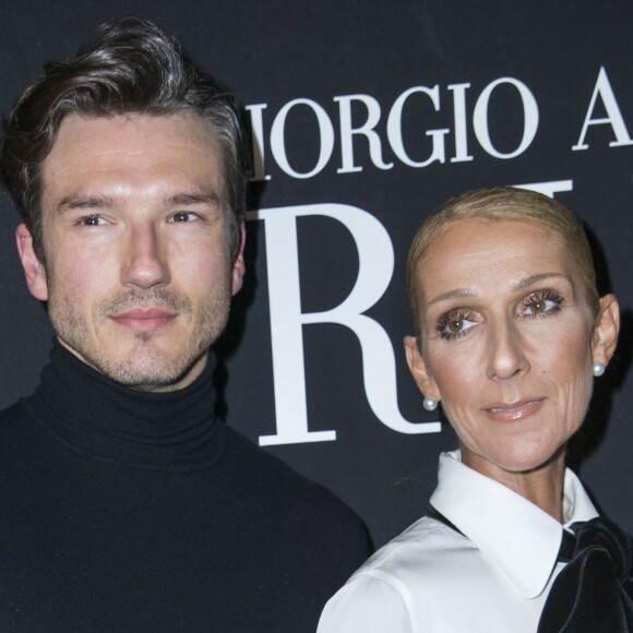 Celine Dion et son ami Pepe Munoz en backstage du défilé de mode Haute-Couture printemps-été 2019 "Giorgio Armani Prive Haute Couture" à Paris le 22 janvier 2019. © Olivier Borde / Bestimage