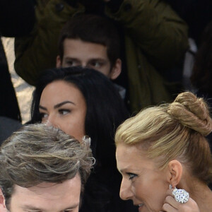 Céline Dion, Pepe Munoz au défilé de mode Haute-Couture printemps-été 2019 "Alexandre Vauthier" à Paris. Le 22 janvier 2019 © CVS-Veeren / Bestimage