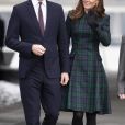 Le prince William, duc de Cambridge, et Kate Catherine Middleton, duchesse de Cambridge, inaugurent officiellement le musée de design "Victoria and Albert Museum Dundee" à Dundee en Ecosse, le 29 janvier 2019.