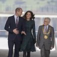 Le prince William, duc de Cambridge, et Kate Catherine Middleton, duchesse de Cambridge, inaugurent officiellement le musée de design "Victoria and Albert Museum Dundee" à Dundee en Ecosse, le 29 janvier 2019.