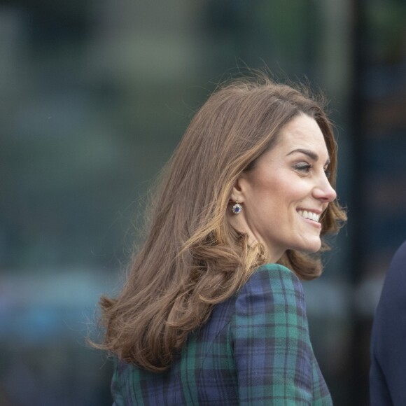 Le prince William, duc de Cambridge, et Kate Catherine Middleton, duchesse de Cambridge, inaugurent officiellement le musée de design "Victoria and Albert Museum Dundee" à Dundee en Ecosse, le 29 janvier 2019.