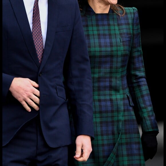 Le prince William, duc de Cambridge, et Kate Catherine Middleton, duchesse de Cambridge, inaugurent officiellement le musée de design "Victoria and Albert Museum Dundee" à Dundee en Ecosse, le 29 janvier 2019.