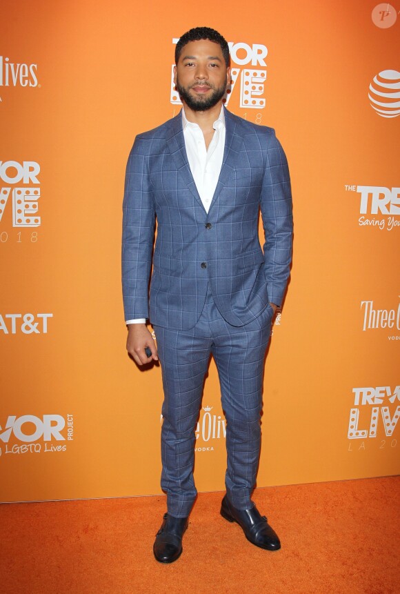 Jussie Smollett - Soirée trevor Project à Los Angeles le 2 déceme 2018.