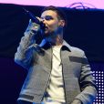 Liam Payne et R. Ora en concert à l'Arena de Manchester, le 14 juillet 2018.  Liam Payne and R. Ora performing at The Hits Radio Live at The Manchester Arena.14/07/2018 - Manchester