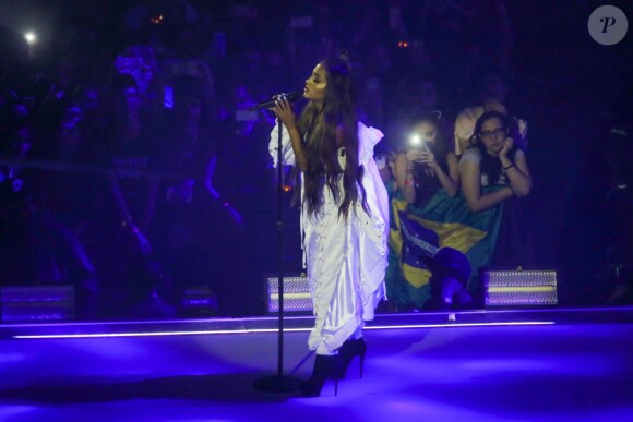 Ariana Grande en concert au Jeunesse Arena à Rio de Janeiro au Brésil, le 29 juin 2017  American singer Ariana Grande hits the stage with her dancers and performs live at Jeunesse Arena, the former Olympic Arean to sold out crowd. 29th june 201729/06/2017 - Rio de Janeiro