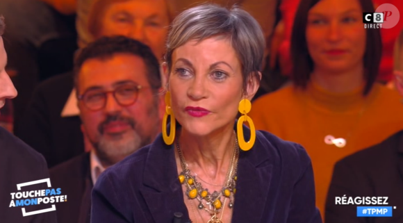 Isabelle Morini-Bosc raconte avoir été face à des "frotteurs" dans le métro, dans "Touche pas à mon poste" le 31 janvier 2019.