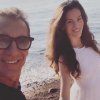 François Feldman et sa fille Joy sur Instagram.
