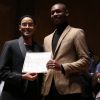 Exclusif - Fabrice Di Falco et Andréas Perez-Ursulet, 1er Coup de coeur du jury Voix des Outre-Mer - Grande finale de la 1re édition du concours des Voix d'Outre-Mer créé par l'artiste lyrique Fabrice Di Falco à Paris, le 28 janvier 2019.