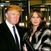 Donald Trump et Melania Trump à New York, le 11 mai 2005.