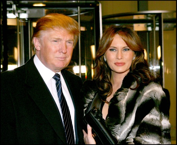 Donald Trump et Melania Trump à New York, le 11 mai 2005.