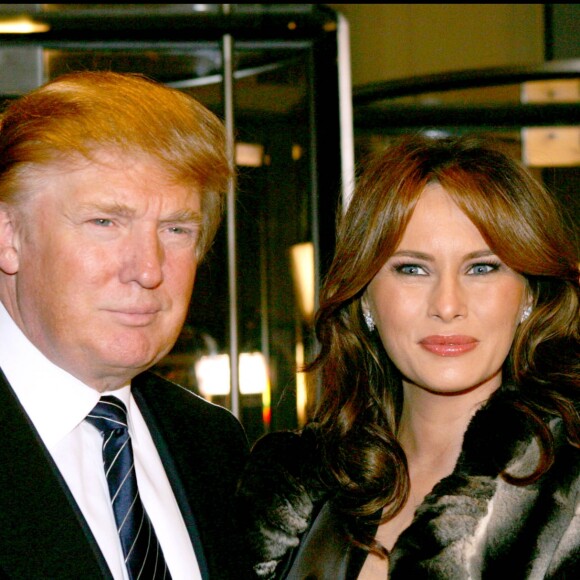 Donald Trump et Melania Trump à New York, le 11 mai 2005.