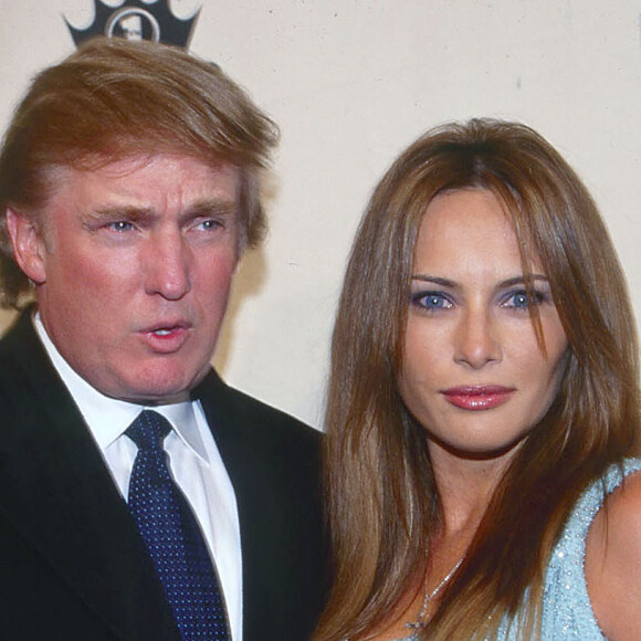 Donald Trump et Melania Trump à New York, le 13 avril 1999. 