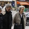 Jean-Luc Monterosso, Jean-Michel Jarre et Charlotte Rampling - Obsèques de Henry Chapier en l'église Notre-Dame des Champs à Paris le 4 février 2019.