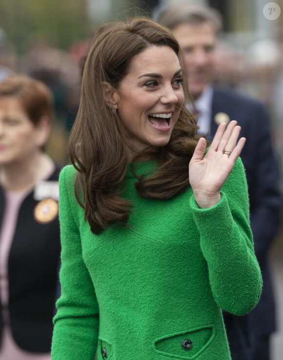 Catherine (Kate) Middleton, duchesse de Cambridge visite l'école primaire "Lavender" à Londres le 5 février 2019.