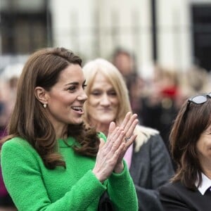 Catherine (Kate) Middleton, duchesse de Cambridge visite l'école primaire "Lavender" à Londres le 5 février 2019.