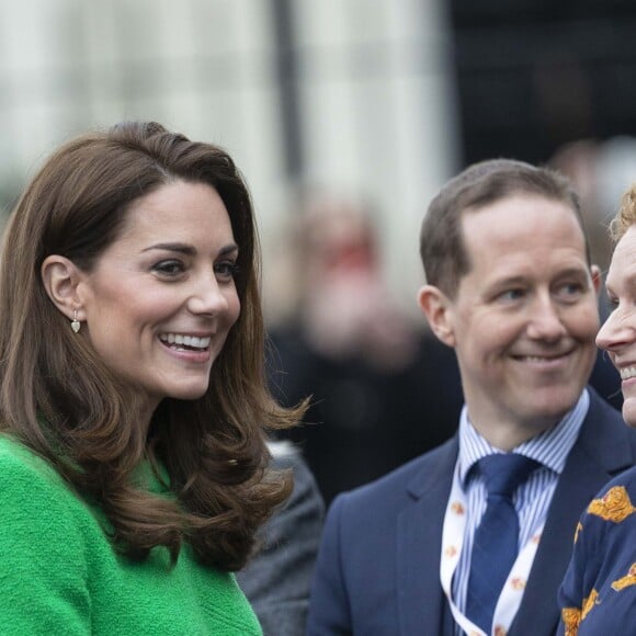 Catherine (Kate) Middleton, duchesse de Cambridge visite l'école primaire "Lavender" à Londres le 5 février 2019.