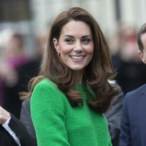 Catherine (Kate) Middleton, duchesse de Cambridge visite l'école primaire "Lavender" à Londres le 5 février 2019.