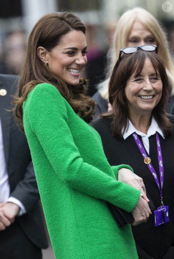 Catherine (Kate) Middleton, duchesse de Cambridge visite l'école primaire "Lavender" à Londres le 5 février 2019.