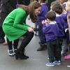 Catherine (Kate) Middleton, duchesse de Cambridge visite l'école primaire "Lavender" à Londres le 5 février 2019.