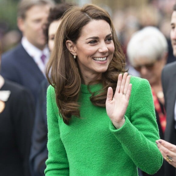 Catherine (Kate) Middleton, duchesse de Cambridge visite l'école primaire "Lavender" à Londres le 5 février 2019.