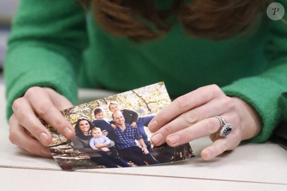 Catherine Kate Middleton, duchesse de Cambridge, lors d'une visite à l'école primaire Lavender à Londres en marge de la semaine de la santé mentale des enfants le 5 février 2019.