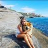 Elodie de "Mariés au premier regard 3" au Cap d'Agde - Instagram, 14 août 2018