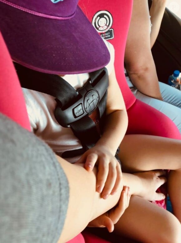 Hayden Panettiere publie une photo de sa fille Kayla, assoupie, sur Twitter le 7 février 2019.