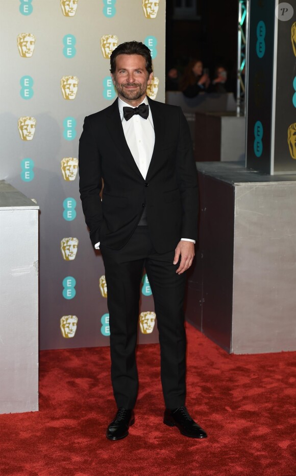 Bradley Cooper - 72ème cérémonie annuelle des BAFTA Awards au Royal Albert Hall à Londres, le 10 février 2019.  London, UNITED KINGDOM - Celebrities at the EE British Academy Film Awards 2019 at the Royal Albert Hall, on February 10th 2019.10/02/2019 - Londres
