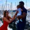 Ariane Brodier son compagnon et leur fils - Instagram, 22 juillet 2018