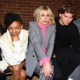 Selah Marley, Hailey Baldwin Bieber et Jordan Barrett - Les célébrités assistent au défilé de mode Zadig&amp;Voltaire lors de la Fashion Week à New York, le 11 février 2019.