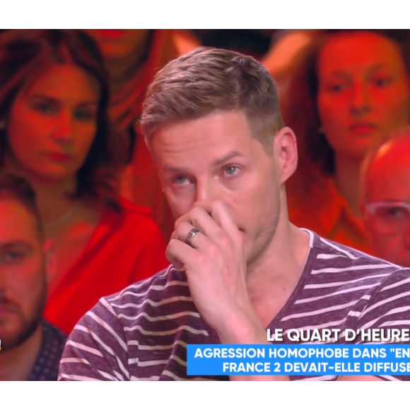 Matthieu Delormeau en larmes dans "TPMP", 13 février 2019, sur C8