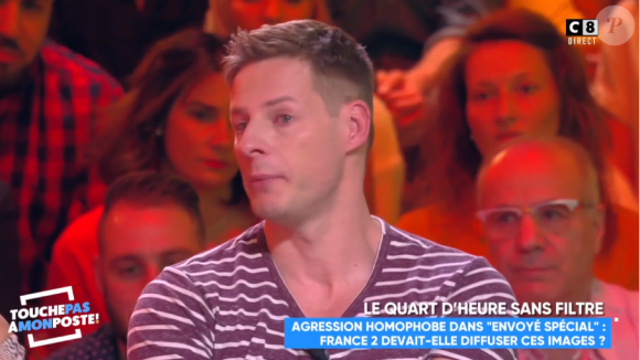 Matthieu Delormeau en larmes dans "TPMP", 13 février 2019, sur C8