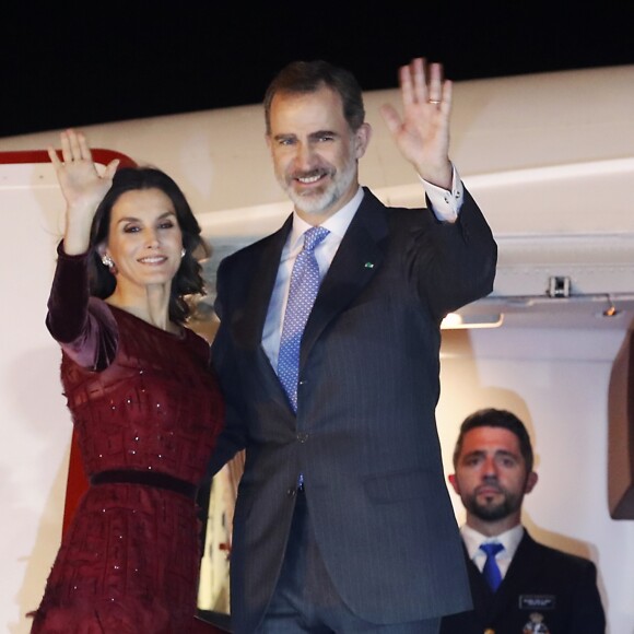 Le roi Felipe VI et la reine Letizia d'Espagne ont quitté Rabat et le Maroc dans la soirée du 14 février 2019 après une visite officielle de deux jours.