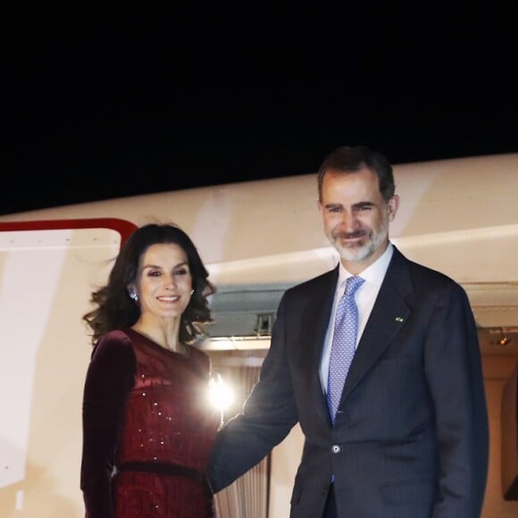 Le roi Felipe VI et la reine Letizia d'Espagne ont quitté Rabat et le Maroc dans la soirée du 14 février 2019 après une visite officielle de deux jours.