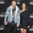 No Web - David Guetta et sa compagne Jessica Ledon - 19ème édition des NRJ Music Awards à Cannes le 4 novembre 2017. © Christophe Aubert via Bestimage