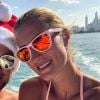 Kristina Mladenovic et Dominic Thiem à Dubaï pour Noël le 25 décembre 2018.