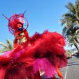   1ère bataille de Fleurs dans le cadre de la 135ème édtion du Carnaval de Nice le 16 février 2019. Le Carnaval de Nice "Roi du Cinéma" se déroulera du 16 février au 2 mars 2019. Le Carnaval de Nice est l'un des trois plus grands et plus prestigieux au Monde avec ceux de Rio et de Venise. © Bruno Bebert/Bestimage  