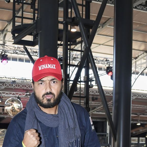 Moundir Zoughari - Winamax Poker Tour, le plus grand tournoi de poker gratuit d'Europe à la Grande Halle de la Villette à Paris le 5 novembre 2016. © Pierre Perusseau/Bestimage