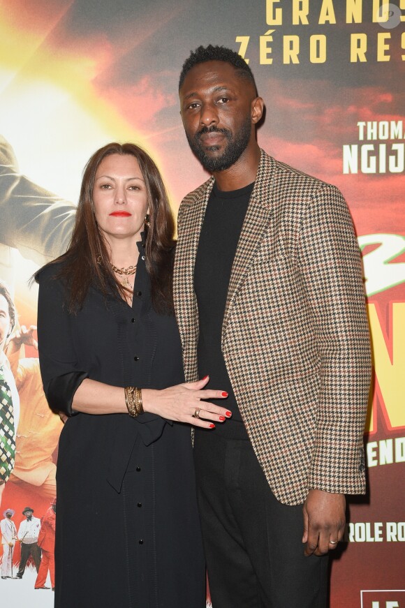 Karole Rocher et son mari Thomas Ngijol - Avant-première du film "Black Snake" à l'UGC George V à Paris le 18 février 2019. © Coadic Guirec/Bestimage18/02/2019 - Paris