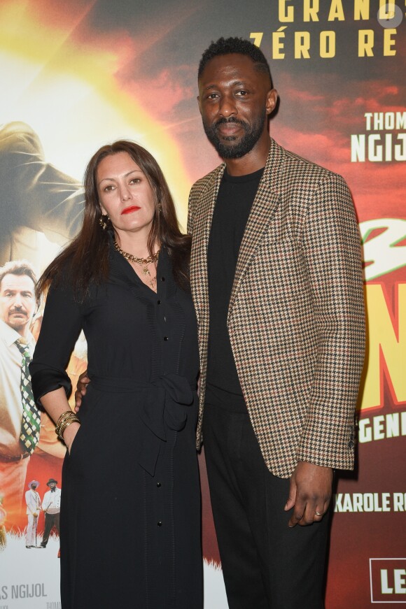 Karole Rocher et son mari Thomas Ngijol - Avant-première du film "Black Snake" à l'UGC George V à Paris le 18 février 2019. © Coadic Guirec/Bestimage18/02/2019 - Paris