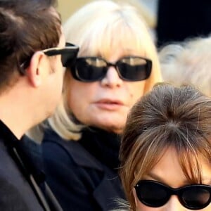 Carla Bruni-Sarkozy - Arrivées à l'hommage national à Charles Aznavour à l'Hôtel des Invalides à Paris. Le 5 octobre 2018 © Jacovides-Moreau / Bestimage