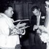 Marella et Gianni Agnelli lors de leur mariage en 1953