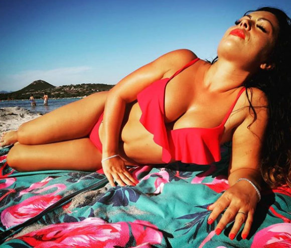 Claire de "Mariés au premier regard 3" en bikini en Corse - Instagram, 30 août 2018
