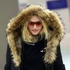 Exclusif - Madonna arrive à l'aéroport de New York. Le 1 février 2019