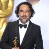 Alejandro Gonzalez Inarritu (Oscar du meilleur réalisateur pour le film "The Revenant") - Press Room lors de la 88ème cérémonie des Oscars à Hollywood, le 28 février 2016.