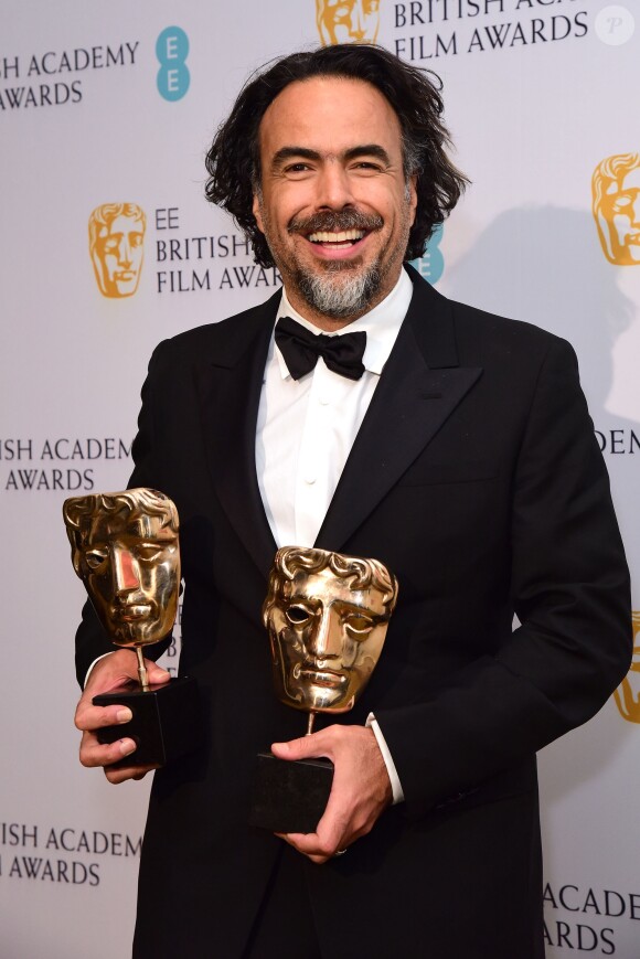 Alejandro Gonzalez Inarritu (Meilleur film et Meilleur réalisateur "The Revenant") - 69ème cérémonie des British Academy Film Awards (BAFTA) à Londres. Le 14 février 2016