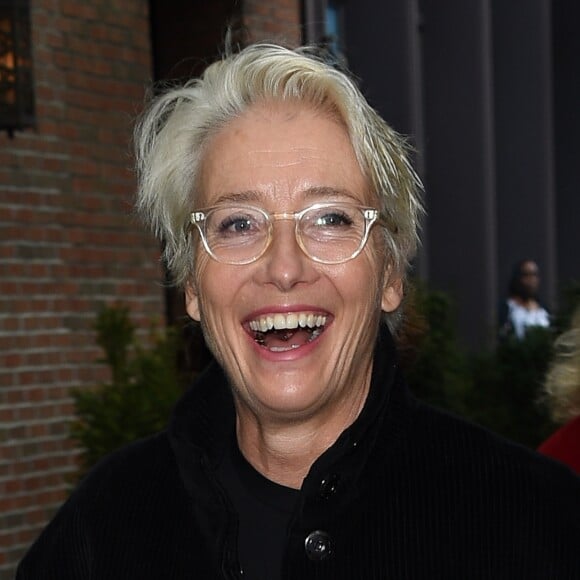 Emma Thompson à la sortie de l'hôtel "The Bowery" à New York, le 10 septembre 2018.