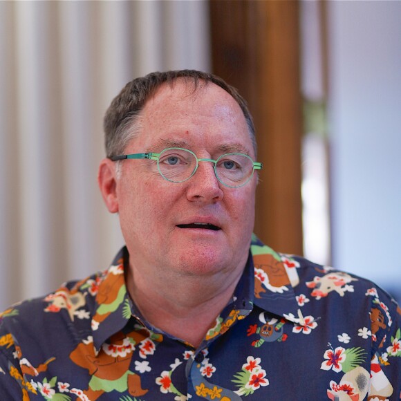 John Lasseter, en conférence de presse pour le film "Moana". Le 14 novembre 2016