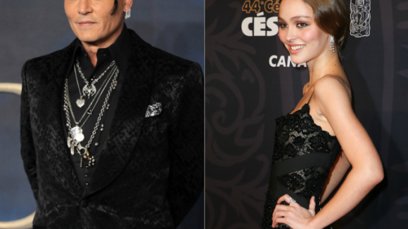Johnny Depp en France : La surprise qu'il a faite à sa fille Lily-Rose aux César